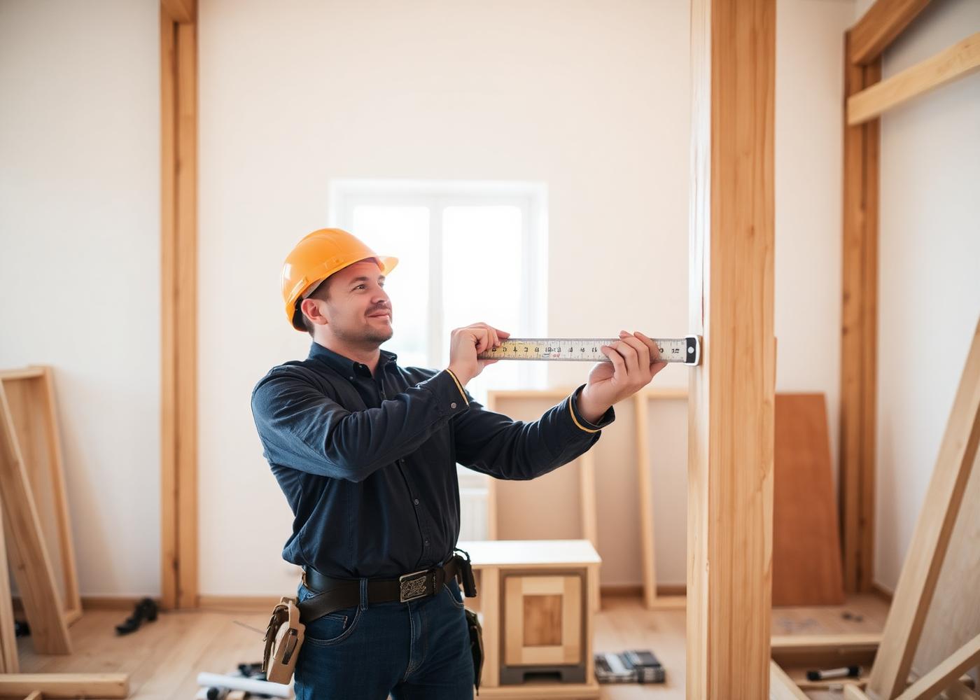 Byggmester på arbeid